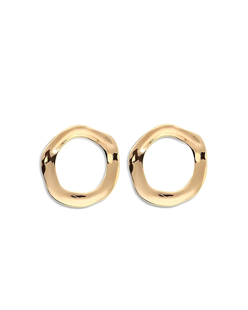 Ettika Open Circle Drop Earrings