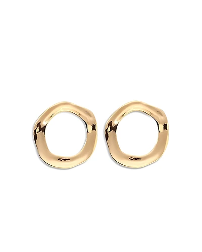 Ettika Open Circle Drop Earrings