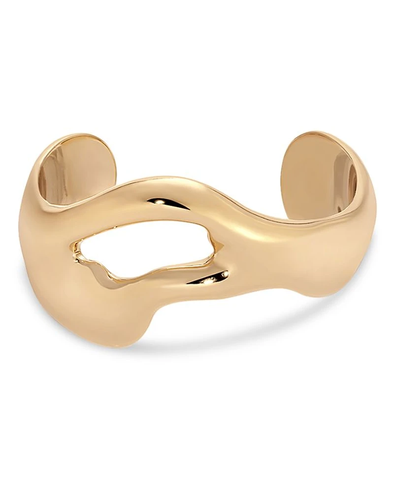 Open Abstract Cuff Bracelet