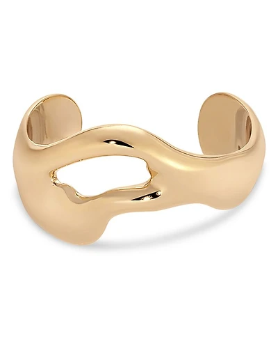 Open Abstract Cuff Bracelet