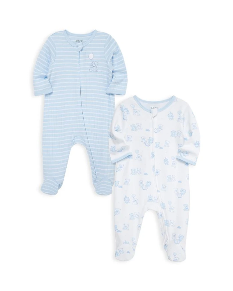 Boys' Bear Footies, Pack of 2 - Baby