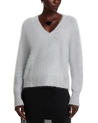C by Bloomingdale's Cashmere Brushed V Neck Sweater - Exclusive