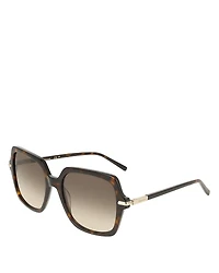 Ferragamo Rectangle Prisma Sunglasses, 57mm