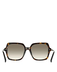 Rectangle Prisma Sunglasses, 57mm