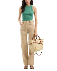 Heather Straight Leg Pants