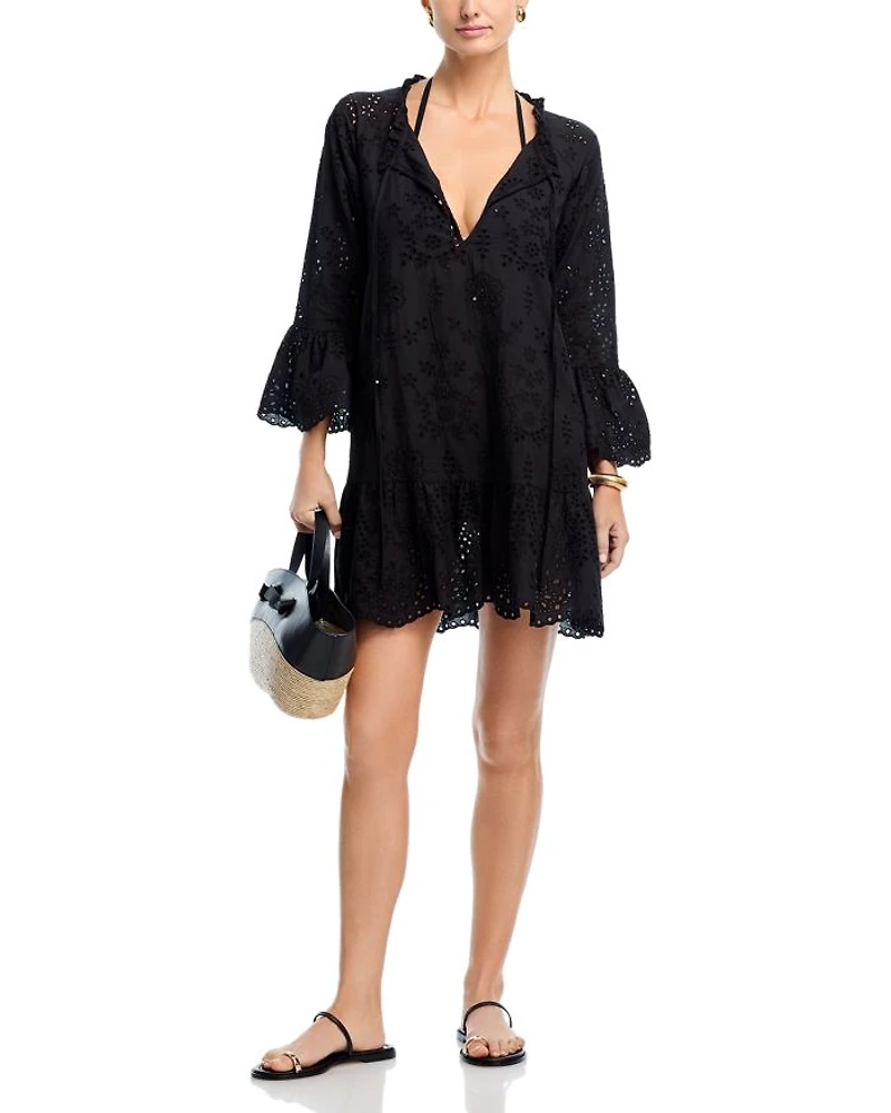 Embroidered Cover-Up Dress - Exclusive