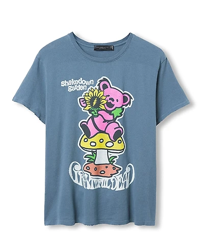 Junk Food Clothing Women's Grateful Dead Shakedown Garden Vintage Tee