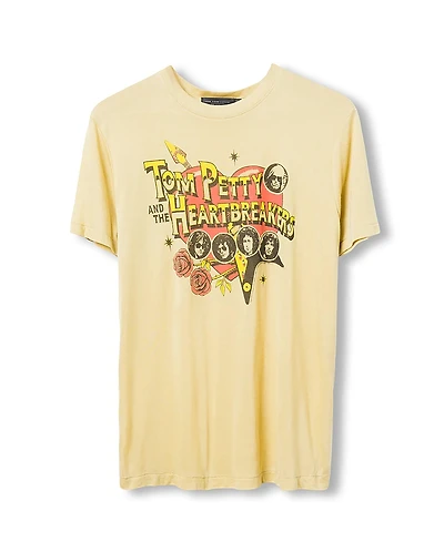 Junk Food Clothing Women's Tom Petty and the Heartbreakers Vintage Tissue Tee