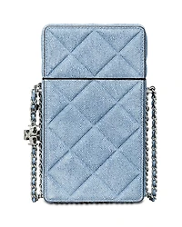 Tory Burch Fleming Leather Phone Crossbody