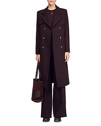 Sandro Long Double Breasted Coat