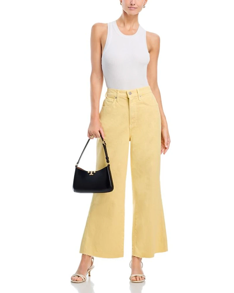 Taylor Cropped High Rise Jeans Chamomile