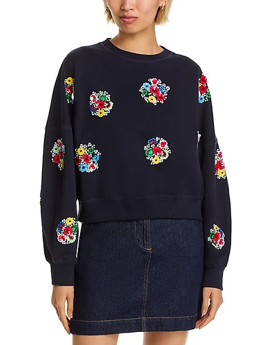 Essentiel Antwerp Itro Embroidered Sweatshirt