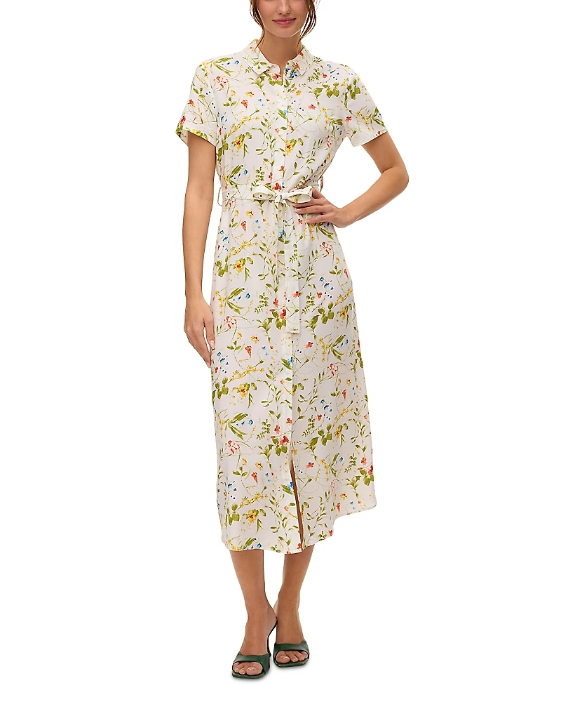 Vero Moda Short Sleeve Midi Shirt Dress