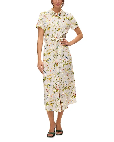 Vero Moda Short Sleeve Midi Shirt Dress