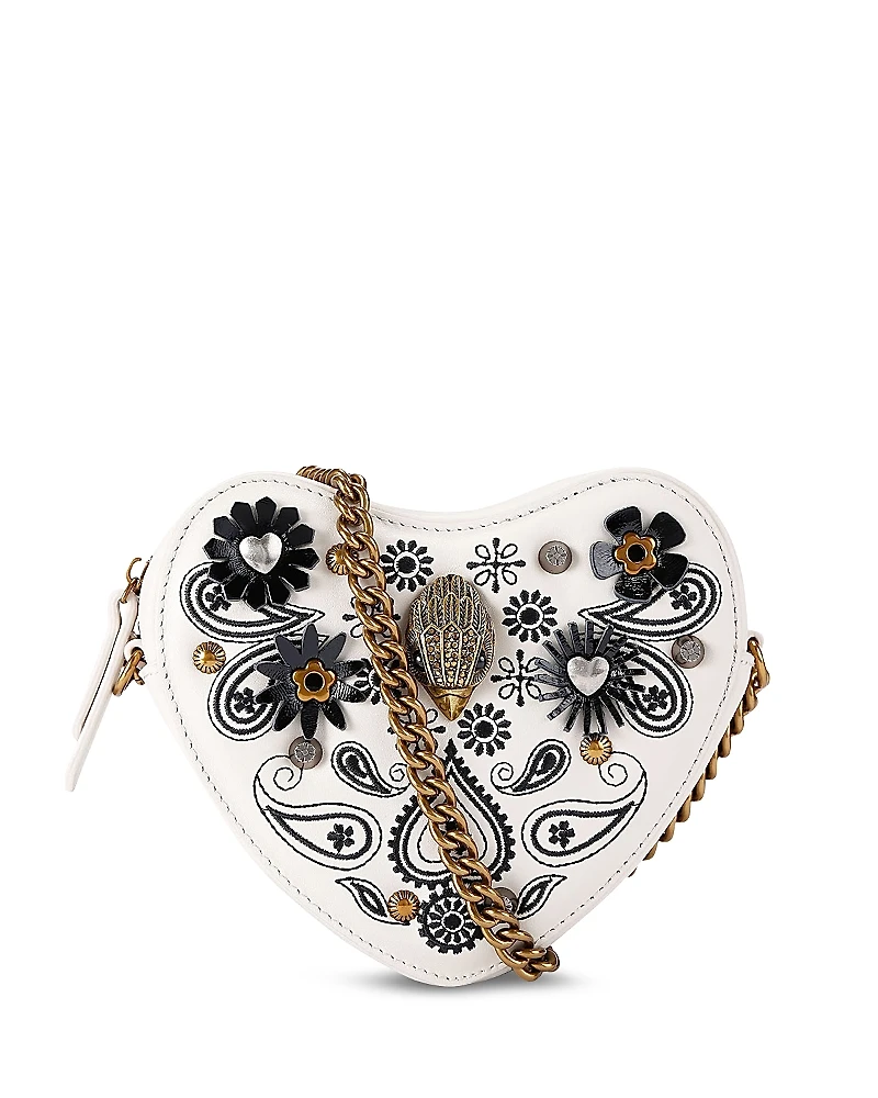 Kurt Geiger London Kensington Flower Heart Crossbody