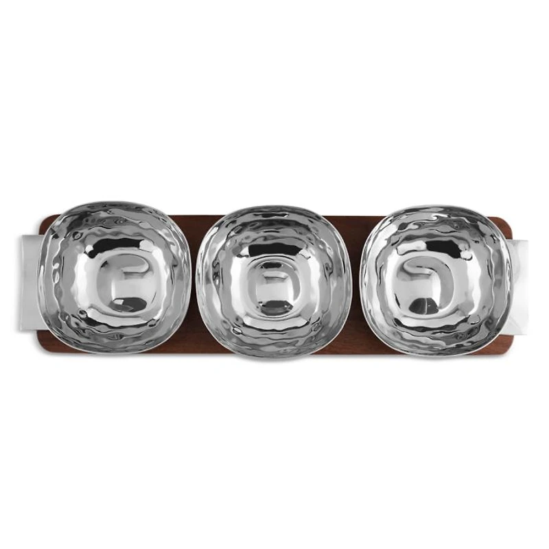 Reflective Triple Bowl
