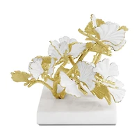 Butterfly Ginkgo Golden Decorative Object