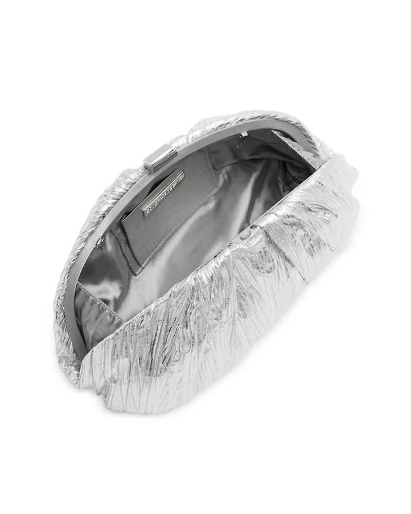 Gathered Pleat Convertible Clutch