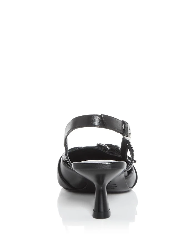 Women's Supermoto Slingback Pumps