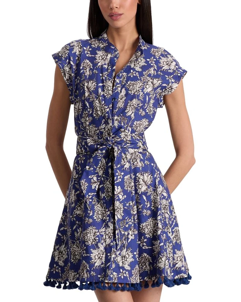 Lucy Cuffed Cap Sleeve Dress