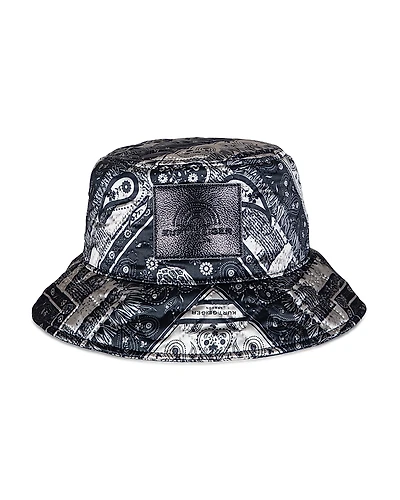 Kurt Geiger London Bandana Print Quilted Bucket Hat