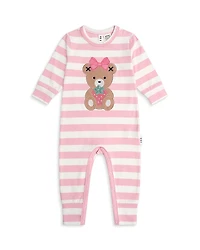 Huxbaby Girls' Strawberry Striped Romper - Baby