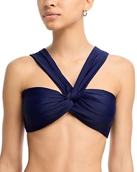 Olivia Draped Bandeau Bikini Top