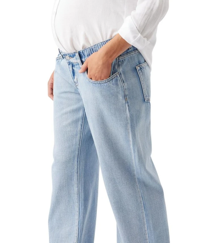 Billie Elastic Waist Jean Light Wash