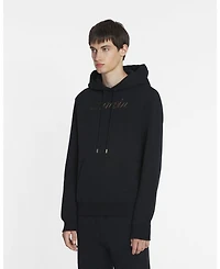 Logo Denim Hoodie