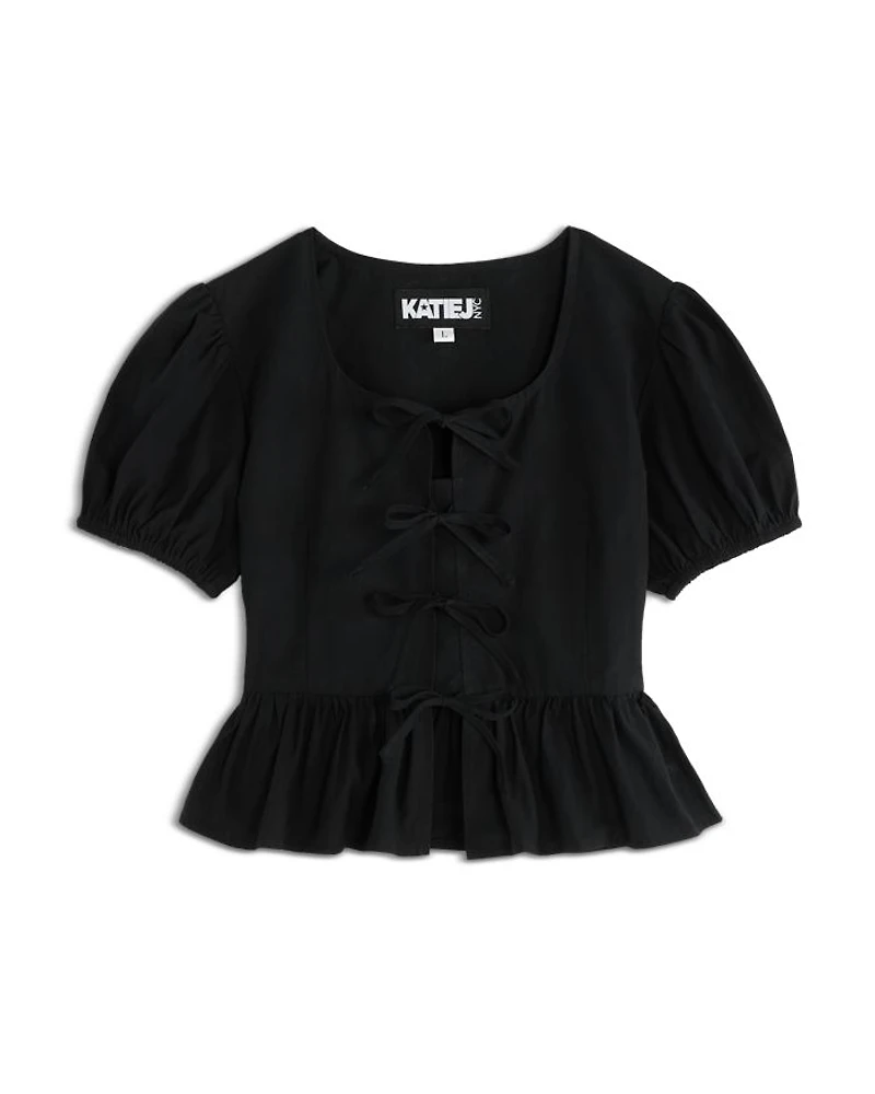 Girls' Tween Wells Peplum Top - Big Kid