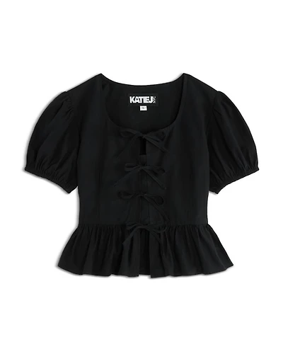 Girls' Tween Wells Peplum Top - Big Kid