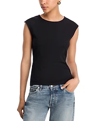 Aqua Ribbed Top - Exclusive