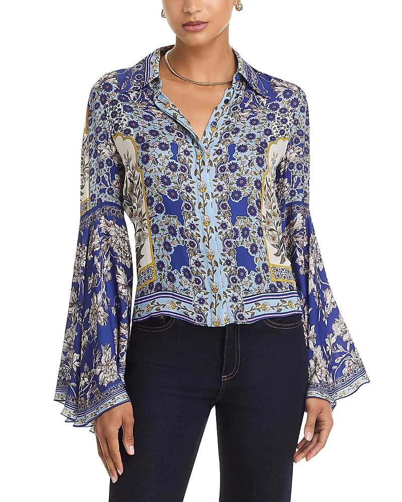 Alice and Olivia Willa Blouse