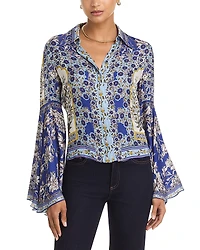 Alice and Olivia Willa Blouse