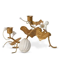 Juliska Forest Walk Pumpkin & Vine Double Candlestick Holder