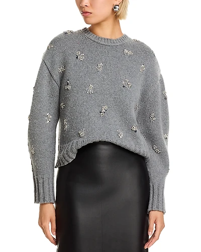 Simkhai Coraline Beaded Sweater
