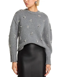 Simkhai Coraline Beaded Sweater