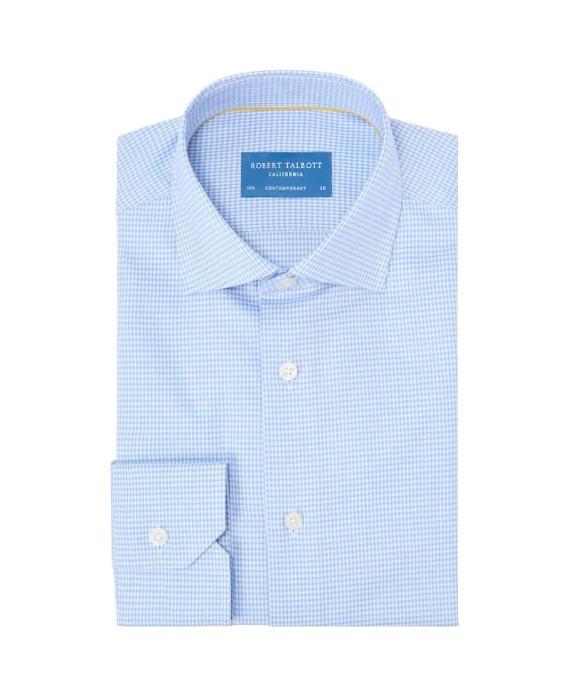 Reynolds Mini Check Contemporary Fit Shirt