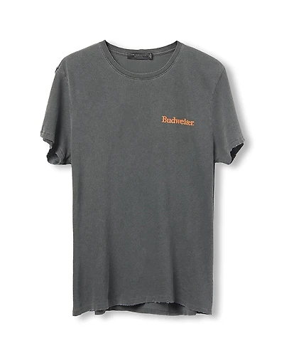 Junk Food Clothing Unisex Budweiser Classic Logo Vintage Tee