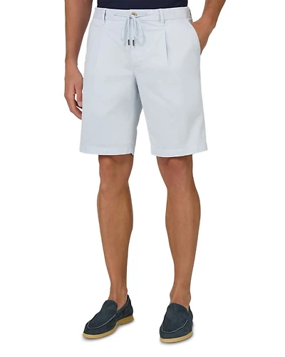 Cotton Stretch Drawstring Bermuda Shorts