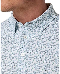 Versa Short Sleeve Polo White Dallas Mosaic