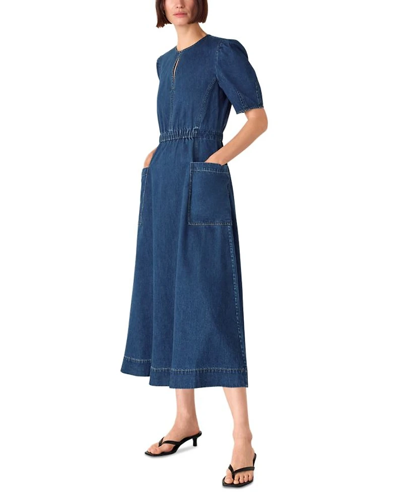 Denim Midi Dress