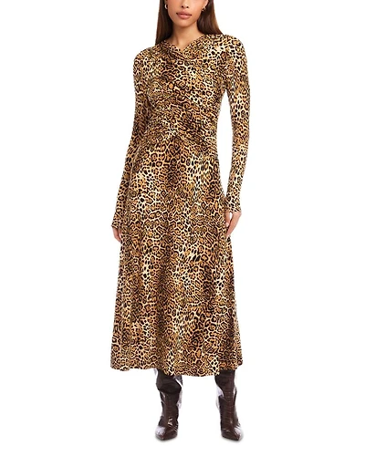 Kourtney Cross Front Midi Dress