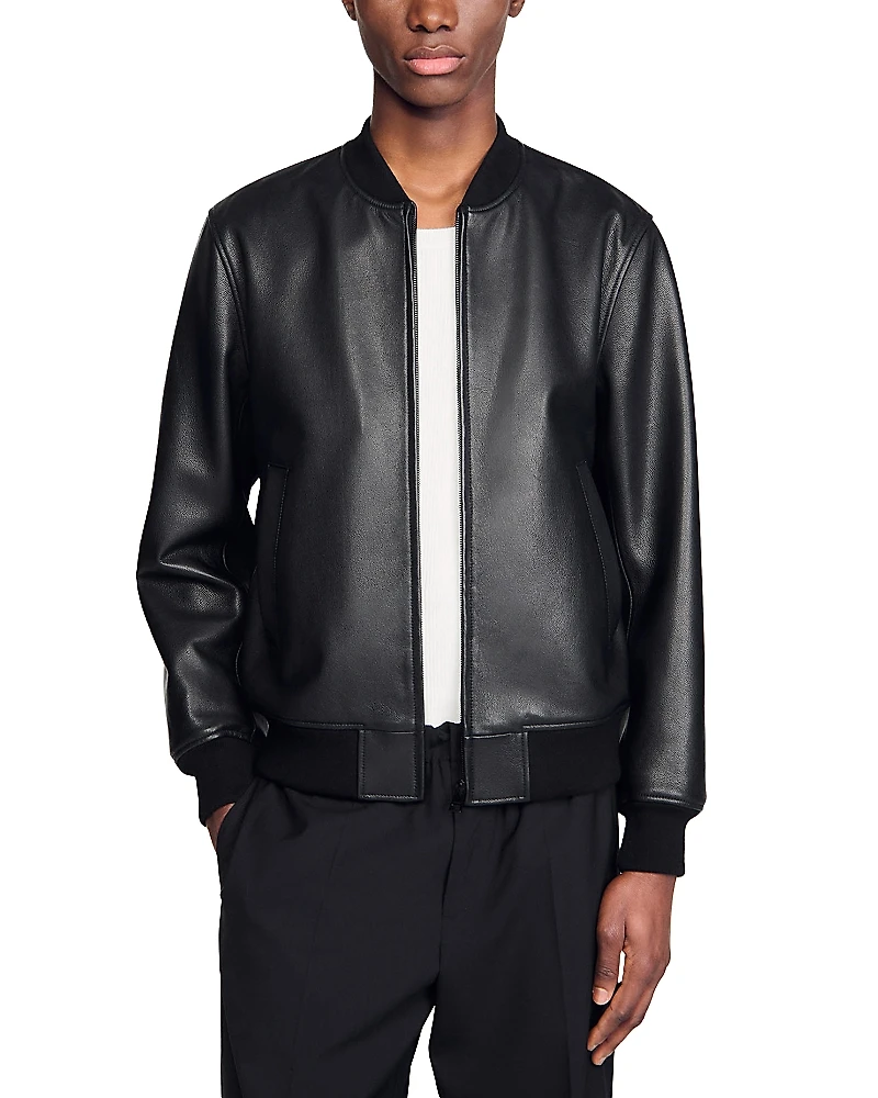 Sandro Leather Jacket