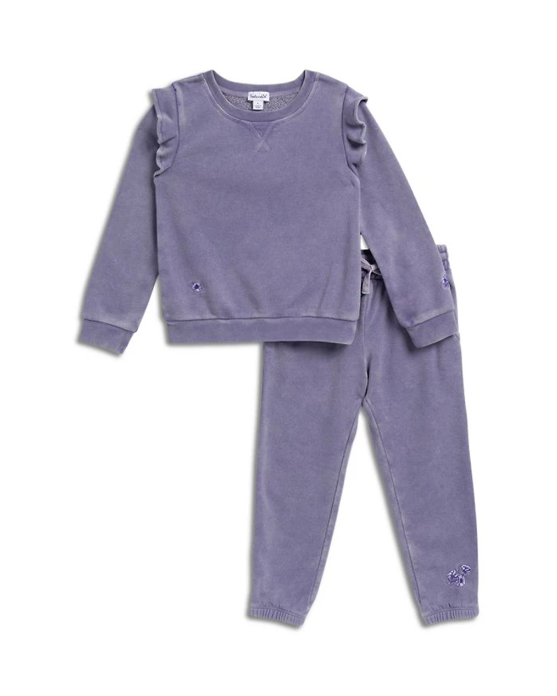 Girls' Floral Haze Sweatsuit - Little Kid