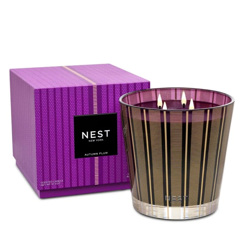 Autumn Plum Luxury Candle, 47.3 oz.
