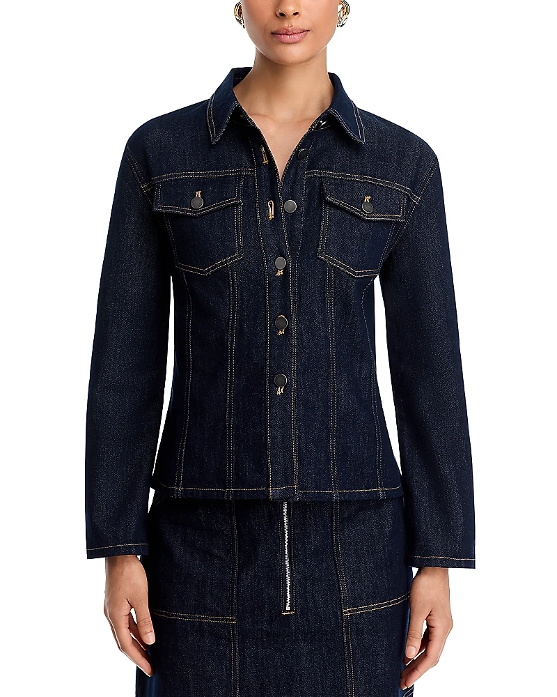 Gracia Slim Fit Denim Jacket