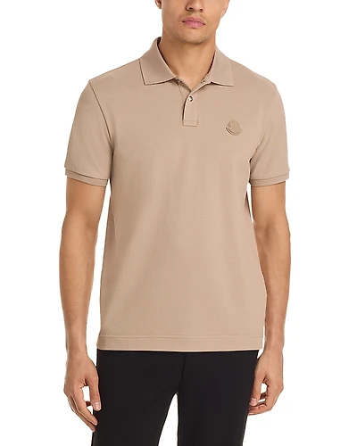 Moncler Short Sleeve Logo Polo Shirt