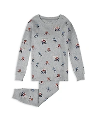 petit lem Boys' Hockey Players Print Pajama Set