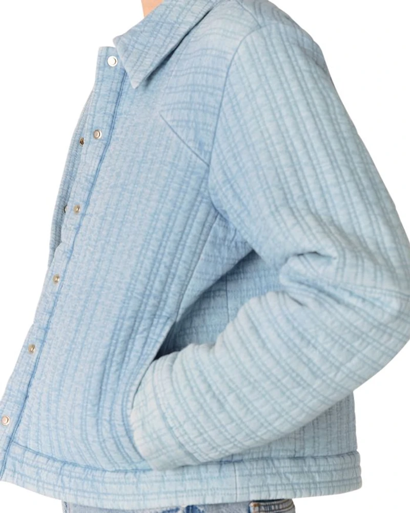 Quilted Chambray Jacket